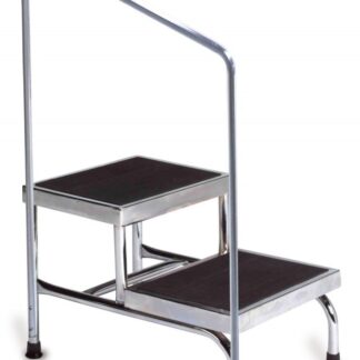 Dual Platform Bariatric Step Stool with Handrail