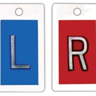 Plastic Right & Left (5/8") Vertical Marker Set (No Characters)