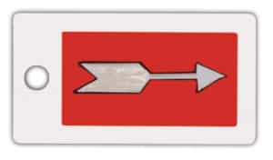 Plastic 1" Arrow Multi-Directional Marker (No Characters)