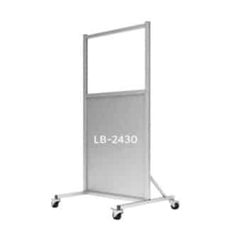 Standard X-Ray Mobile Barrier - 30x24 Window