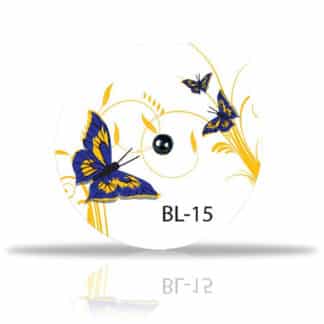 1.5mm Lead Ball on BeautyLine Butterfly Label