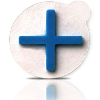1.2cm (0.5 Inch) CT Cross on Round Label