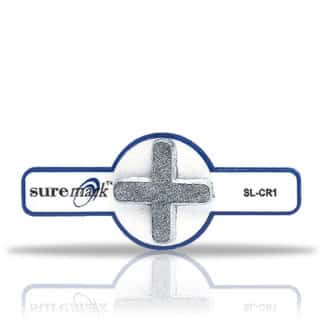 1.2cm (0.5 Inch) Cross on Tab Label