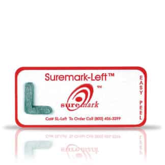 1.2cm (0.5 inch) Left "L" Marker on Disposable Label