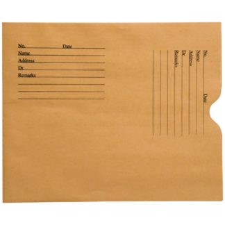 Open End Negative Preserver with Thumb Cut - Brown Kraft - 10 1/2" x 12 1/2"