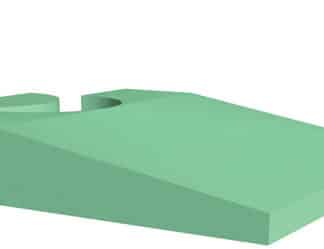 Coated Perineal Endovaginal/Transvaginal Ultrasound Wedge Sponge (Non-Stealth)