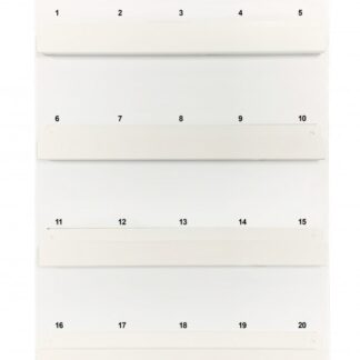 Dosimeter Badge Board - 20 Wide Badge Design