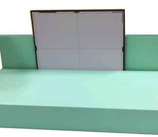 Coated Decubitus Block with Image Receptor Plate/Cassette Holder (Non-Stealth)