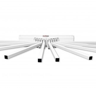 Wall Mounted Swing-Arm Apron Racks