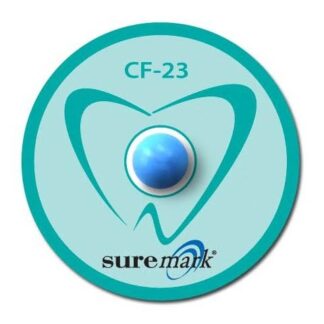 DentalMark 2.3mm CT ball on denture Sized Label