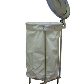 MRI Safe Closed Hamper with Foot Pedal