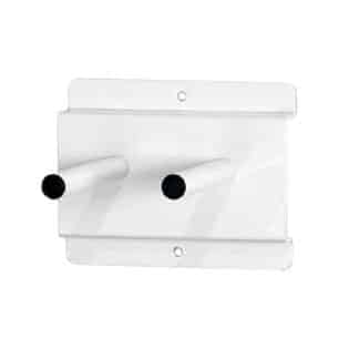 Wall Mounted Apron Storage Rack - 2-Peg