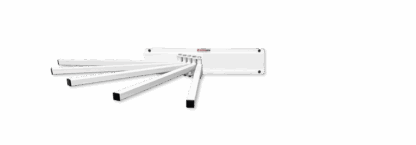 Wall Mounted Swing-Arm Apron Racks - 5 Arms - Swing Right